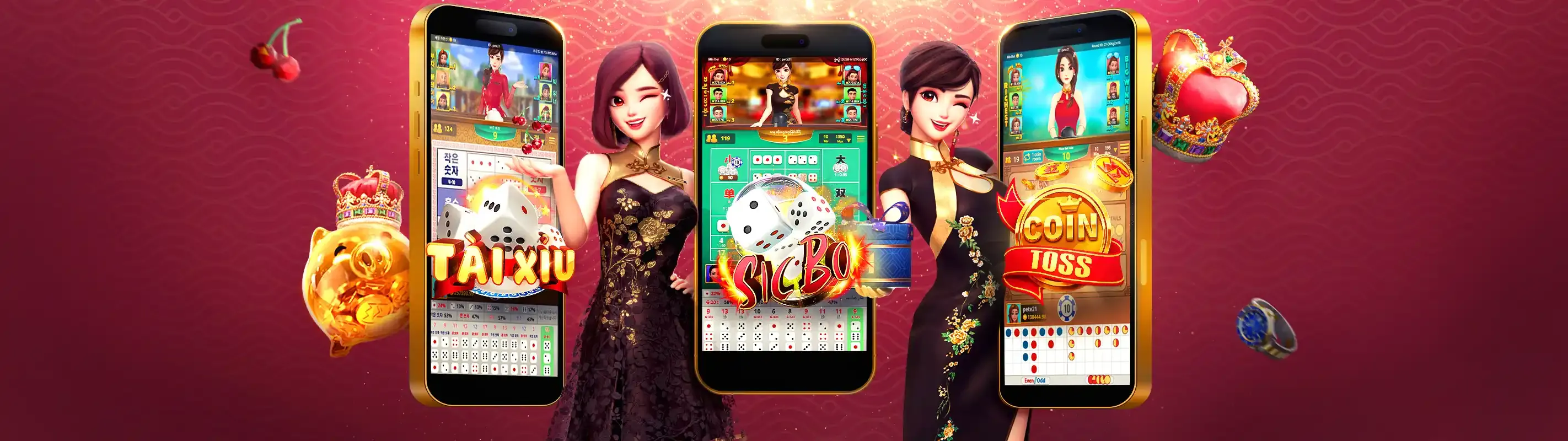 Giao diện Poker King với các quân bài và chip
